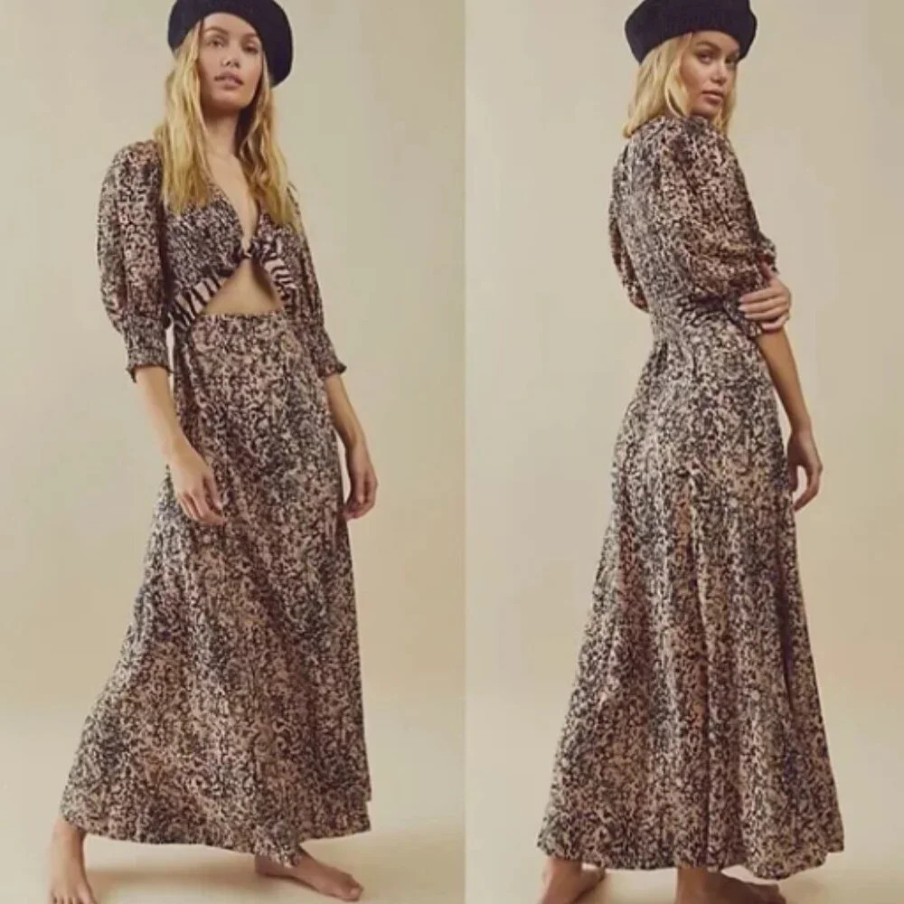 Free People String of Hearts Maxi Large Dress